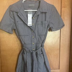 Urban Outfitters striped jumpsuit